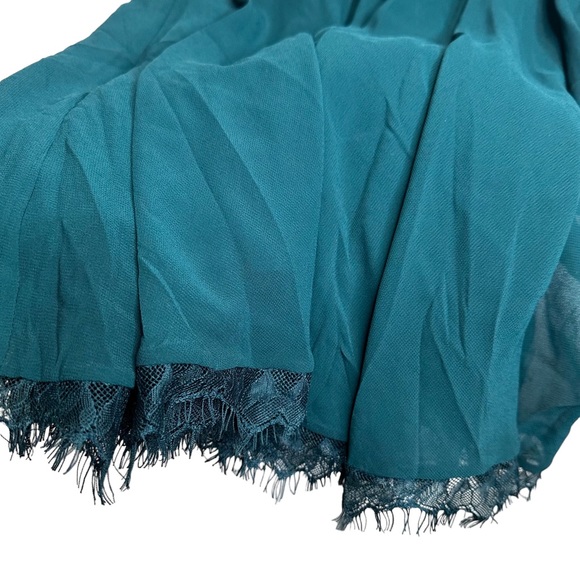 NWT Dress the Population Corey Chiffon Dress in Green size Medium. - Picture 6 of 8